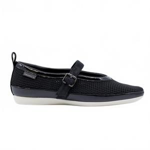 NEW BUSSOLA vanya nero knit mesh mary jane in black